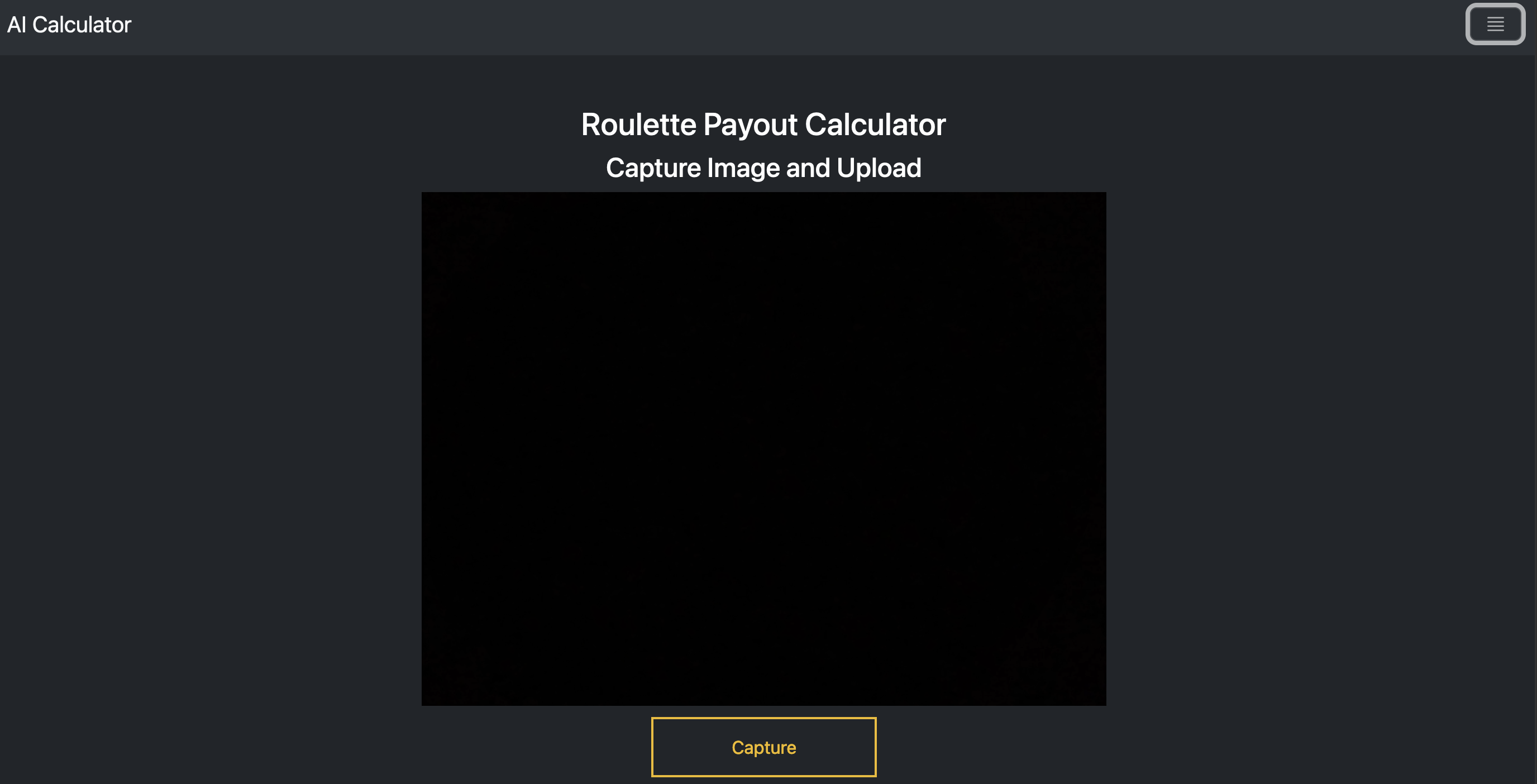 Roulette calculator demo